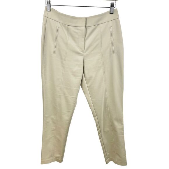 Chicos So Slimming Juliette Light Tan Slim Fit Ankle Pants Size 00 ( fits US 6) - Picture 2 of 6